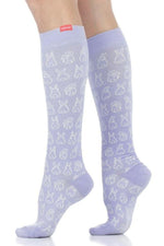 Load image into Gallery viewer, Vim & Vigr Graduated Compression Socks Cotton Collection - Funny Bunny