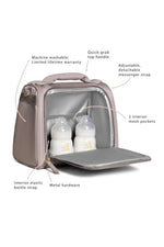 Load image into Gallery viewer, JuJuBe Insulated Bottle Bag - Taupe (Preorder)