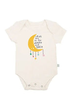 Load image into Gallery viewer, Finn + Emma Organic Cotton Graphic Bodysuit - Love You to the Moon and Back