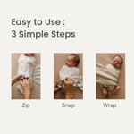 Load image into Gallery viewer, Embe 2-Way Legs In & Out Starter Swaddle (0-3 Months) - 6 Colours