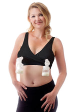 Load image into Gallery viewer, Rumina Classic Crossover Hands-Free Pump & Nurse Bra (Size XS only)