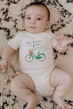Load image into Gallery viewer, Finn + Emma Organic Cotton Graphic Bodysuit - Future is Green