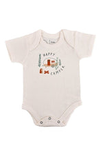 Load image into Gallery viewer, Finn + Emma Organic Cotton Graphic Bodysuit - Happy Camper