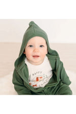 Load image into Gallery viewer, Finn + Emma Organic Cotton Graphic Bodysuit - Happy Camper
