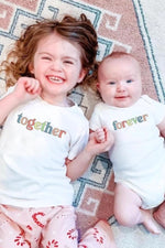 Load image into Gallery viewer, Finn + Emma Organic Cotton Graphic Bodysuit - Together