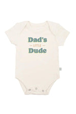 Load image into Gallery viewer, Finn + Emma Organic Cotton Graphic Bodysuit - Dad's Little Dude