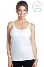 Load image into Gallery viewer, Rumina Hands-Free Pump&Nurse™ Essential Cotton Nursing Tank (2 Colours)