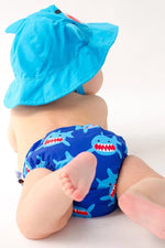 Load image into Gallery viewer, Zoocchini Swim Diaper & Sun Hat Set UPF50+ (4 Colours)
