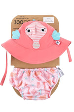 Load image into Gallery viewer, Zoocchini Swim Diaper & Sun Hat Set UPF50+ (4 Colours)