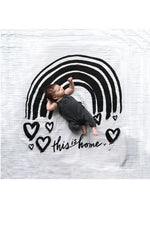 Load image into Gallery viewer, Baby Jives Co Organic Cotton Baby Swaddle - Rainbow