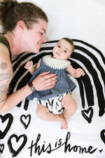 Load image into Gallery viewer, Baby Jives Co Organic Cotton Baby Swaddle - Rainbow