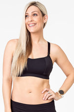 Load image into Gallery viewer, Cadenshae Fit2feed Nursing Sports Bra (A-E Cup) - 2 Colours