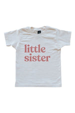 Load image into Gallery viewer, Gladfolk Organic Cotton Baby Tee - Mauve Little Sister