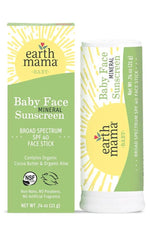 Load image into Gallery viewer, Earth Mama Organics Baby Face Mineral Sunscreen Face Stick - SPF 40 - 21g