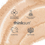 Load image into Gallery viewer, Thinkkids Brush-On Powder Sun Shield SPF 30 Mineral Sunscreen

