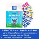 Load image into Gallery viewer, NATPAT Natural Mosquito Repellent Sticker Patches for Kids - 24 stickers
