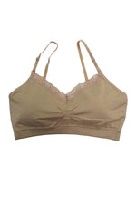 Load image into Gallery viewer, Coobie Padded Seamless V-Neck Bra with Lace (2 Colours)
