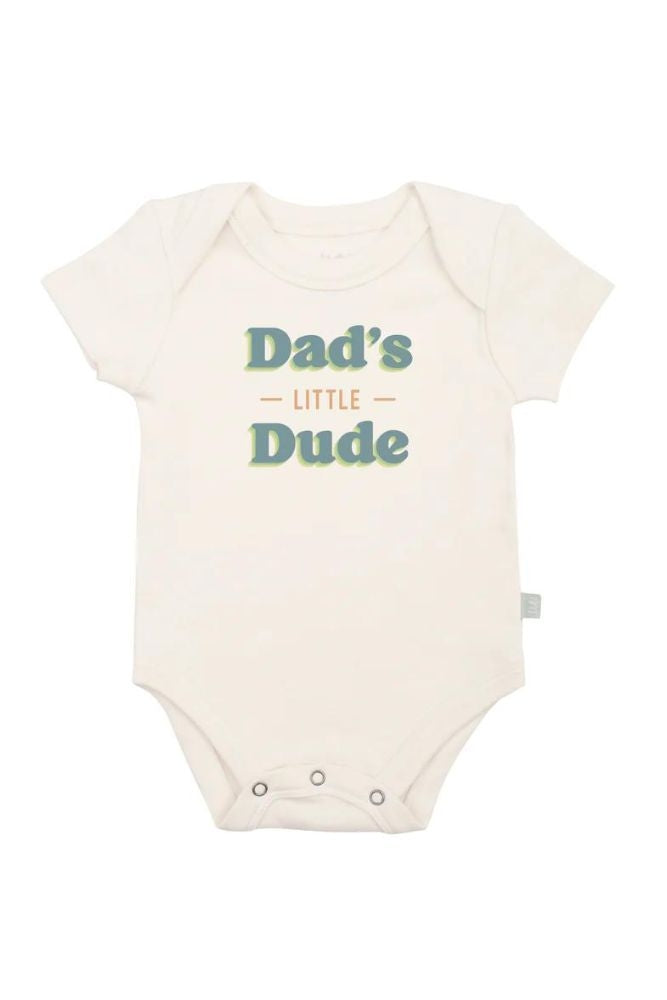 Finn + Emma Organic Cotton Graphic Bodysuit - Dad's Little Dude