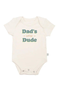 Finn + Emma Organic Cotton Graphic Bodysuit - Dad's Little Dude