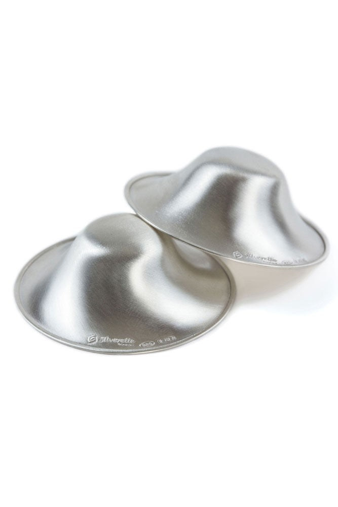SILVERETTE® Silver Nursing Cups for Sore Nipples - 925 Silver