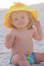 Load image into Gallery viewer, Zoocchini Swim Diaper &amp; Sun Hat Set UPF50+ (4 Colours)
