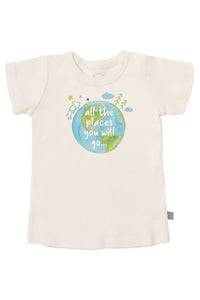 Finn + Emma Organic Cotton Graphic Tee - Places You Will Go