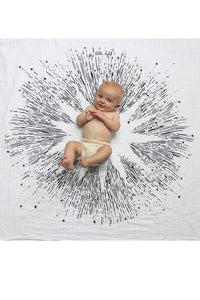 Baby Jives Co Organic Cotton Baby Swaddle - Starlight