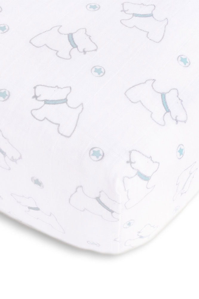 Swaddle Designs Premium Cotton Muslin Fitted Crib Sheet (4 Colours)
