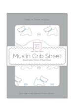 Load image into Gallery viewer, Swaddle Designs Premium Cotton Muslin Fitted Crib Sheet (4 Colours)
