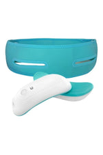 Load image into Gallery viewer, LaVie Warming Lactation Massage Pads + Pump Strap Pumping Bra - Turquoise
