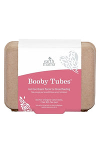 Earth Mama Organic Cotton Flax Seed Booby Tubes Breast Relief Pads