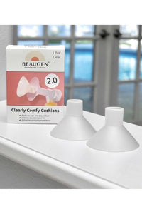BeauGen Clearly Comfy Breast Pump Cushions 2.0 - 1 Pair
