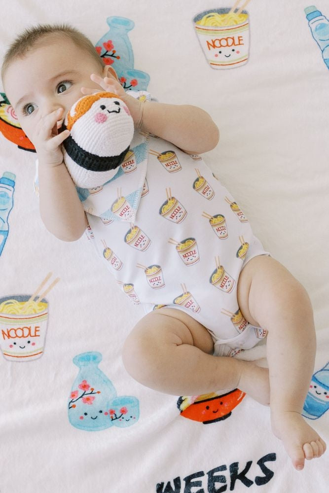 The Wee Bean Organic Cotton Onesie - Cup Noodle