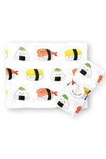 Load image into Gallery viewer, The Wee Bean Organic Bamboo Cotton Swaddle - Sushi
