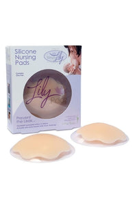 LilyPadz Silicone Leak Proof Reusable Nursing Pads - One Pair Nude