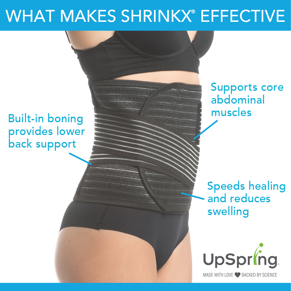 Postpartum Upspring Belly Wrap Review Shrinkx Belly Bamboo